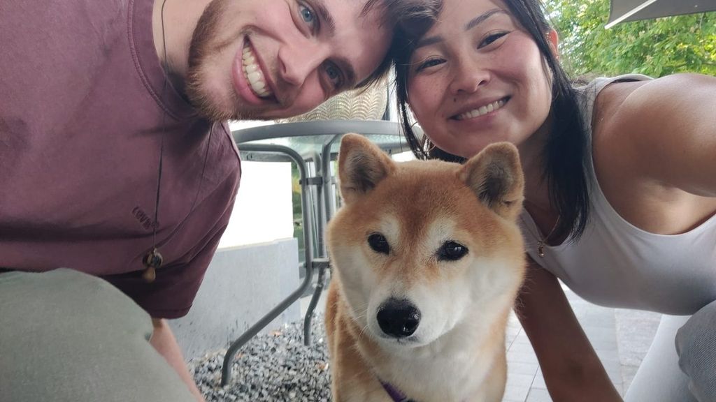 Callan en Juvena met Shiba
